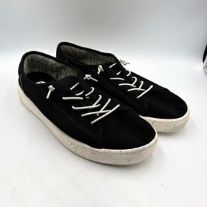 HEYDUDE Cody M Sport Mesh Black White Lace-Up Sneaker Mens 10 40391-001